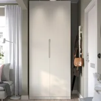 Шкаф Ikea Pax/Tonstad 100 x 60см x 236.4 / ДСП / Белый photo 2