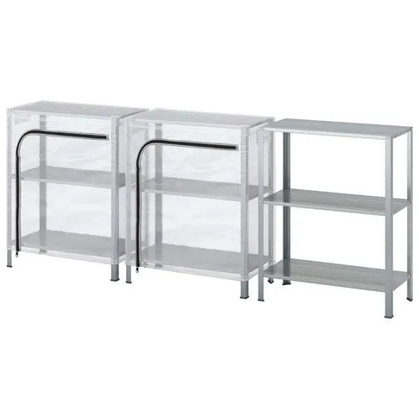 Etajeră Ikea Hyllis  Inox / Oțel inoxidabil photo 1