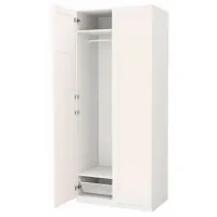 Шкаф Ikea Pax/Bergsbo 100 x 60см x 236.4 / ДСП / Белый photo 2