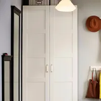 Шкаф Ikea Pax/Bergsbo 100 x 60см x 236.4 / ДСП / Белый photo 3