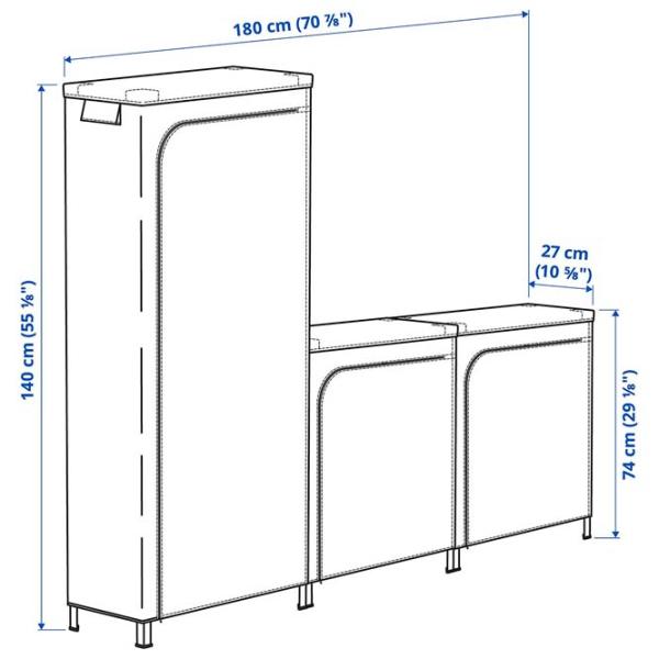 Etajeră Ikea Hyllis  Inox / Oțel inoxidabil photo 6 Etajeră Ikea Hyllis  Inox / Oțel inoxidabil photo 6