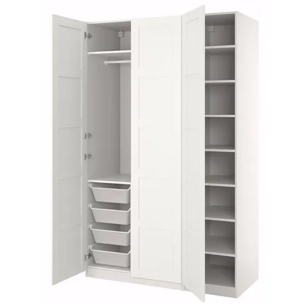 Dulap Ikea Pax/Bergsbo 150 x 60 x 236.4 / DSP / Alb photo 3
