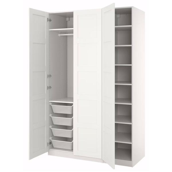 Dulap Ikea Pax/Bergsbo 150 x 60 x 236.4 / DSP / Alb photo 3