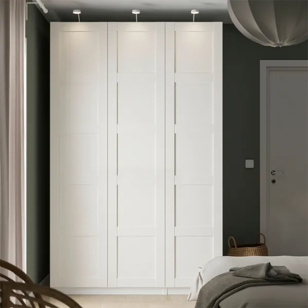 Dulap Ikea Pax/Bergsbo 150 x 60 x 236.4 / DSP / Alb photo 4