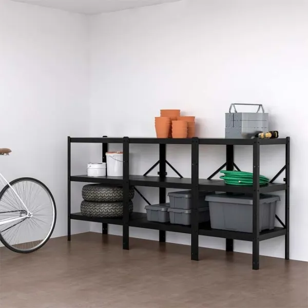 Etajeră Ikea Bror  Black / Metal photo 2