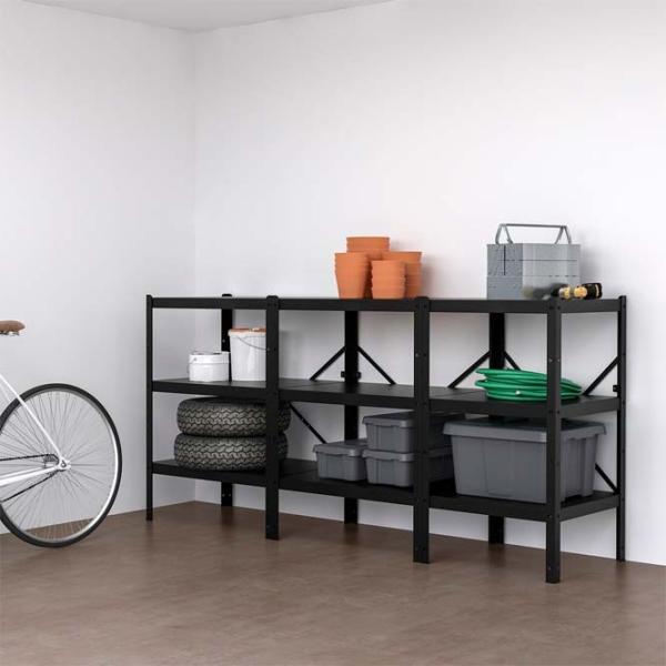 Etajeră Ikea Bror  Black / Metal photo 2