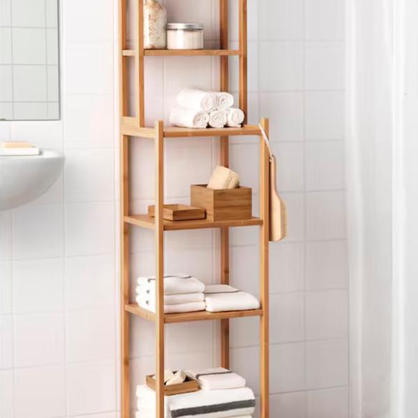 Стеллаж Ikea Ragrund  163 x 33 x 28см cm / Бамбук / Light Brown photo 4