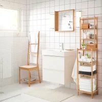 Стеллаж Ikea Ragrund 163 x 33 x 28см cm / Бамбук / Light Brown photo 5
