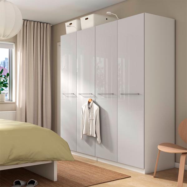 Шкаф Ikea Pax/Fardal 200 x 60см x 201.2 / ДСП / Белый photo 3 Шкаф Ikea Pax/Fardal 200 x 60см x 201.2 / ДСП / Белый photo 3