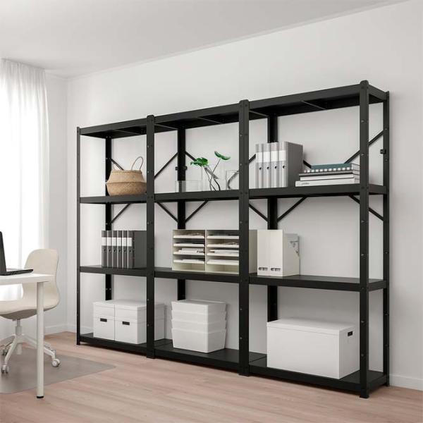 Etajeră Ikea Bror  Black / Metal photo 2 Etajeră Ikea Bror  Black / Metal photo 2