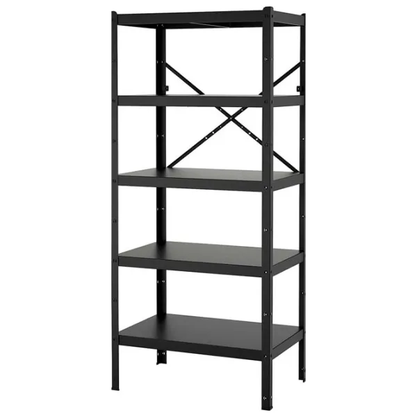 Etajeră Ikea Bror  Black / Metal photo 1 Etajeră Ikea Bror  Black / Metal photo 1