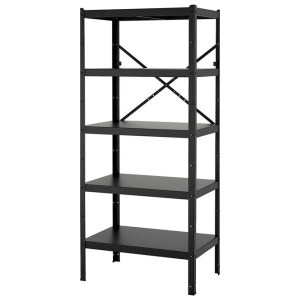 Etajeră Ikea Bror  Black / Metal photo 1 Etajeră Ikea Bror  Black / Metal photo 1