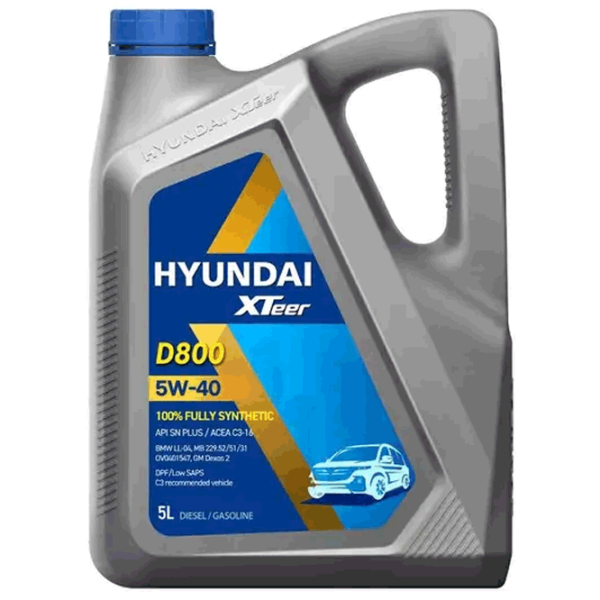 Ulei de motor Hyundai XTR D800 5W-40 5l sintetic photo 1