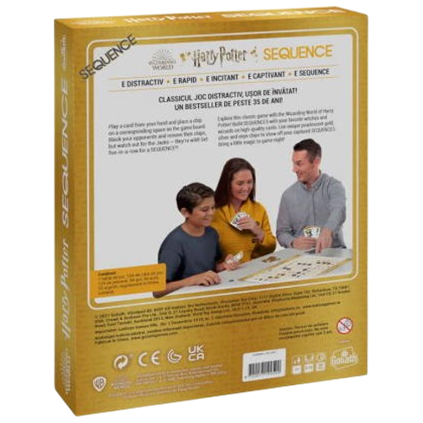 Joc de masă Goliath Sequence: Harry Potter 7+/ Strategie photo 3 Joc de masă Goliath Sequence: Harry Potter 7+/ Strategie photo 3