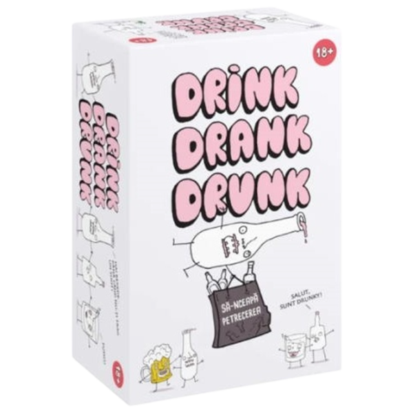Joc de masă Ludicus Games Drink Drank Drunk 18+/ Pentru petreceri photo 1 Joc de masă Ludicus Games Drink Drank Drunk 18+/ Pentru petreceri photo 1