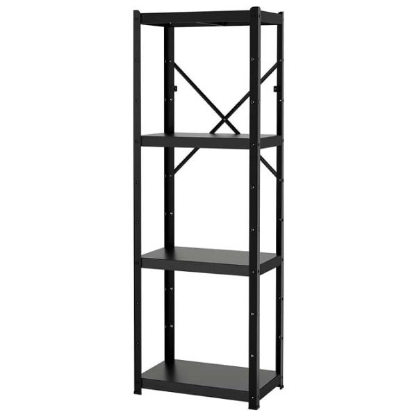 Etajeră Ikea Bror  Black / Metal photo 1
