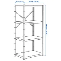 Etajeră Ikea Bror Black / Metal photo 4