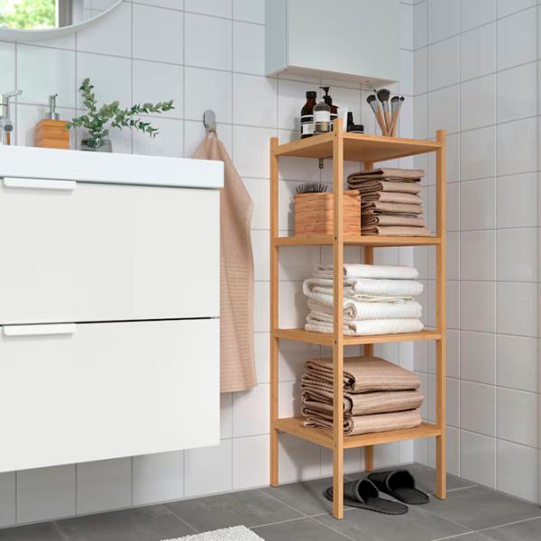 Стеллаж Ikea Ragrund  104 x 37 x 37см cm / Бамбук / Light Brown photo 2