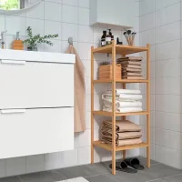 Стеллаж Ikea Ragrund 104 x 37 x 37см cm / Бамбук / Light Brown photo 2