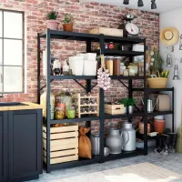 Стеллаж Ikea Bror Черный / Металл photo 3