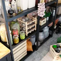 Стеллаж Ikea Bror Черный / Металл photo 6