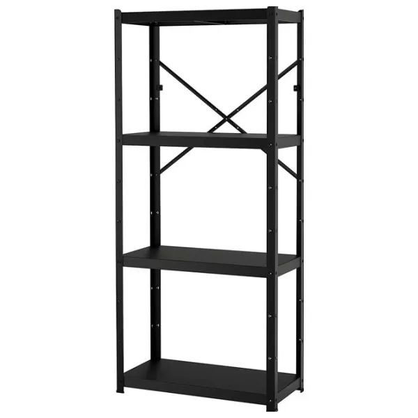 Etajeră Ikea Bror  Black / Metal photo 1