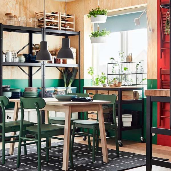 Etajeră Ikea Bror  Black / Metal photo 2