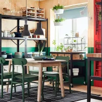 Стеллаж Ikea Bror Черный / Металл photo 2