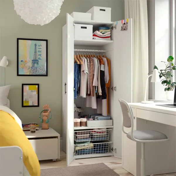 Dulap Ikea Smastad/Platsa 60 x 57 x 181 / DSP / Alb photo 2