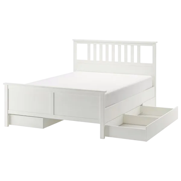 Кровать Ikea Hemnes/Lonset 160 x 200 см / Массив / Белый photo 1