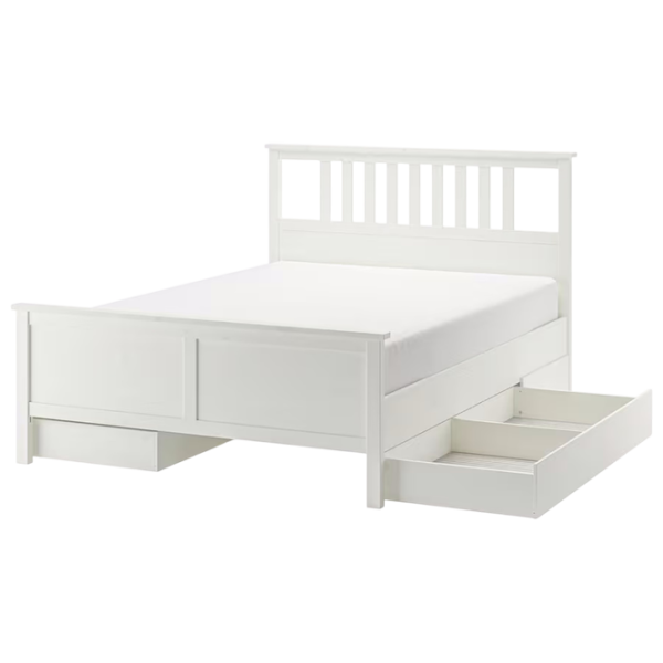 Кровать Ikea Hemnes/Lonset 160 x 200 см / Массив / Белый photo 1