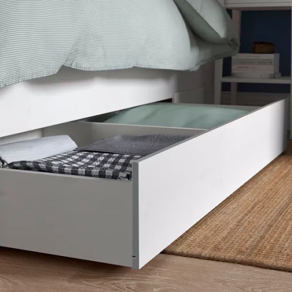 Кровать Ikea Hemnes/Lonset 160 x 200 см / Массив / Белый photo 5