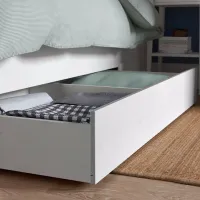 Кровать Ikea Hemnes/Lonset 160 x 200 см / Массив / Белый photo 5