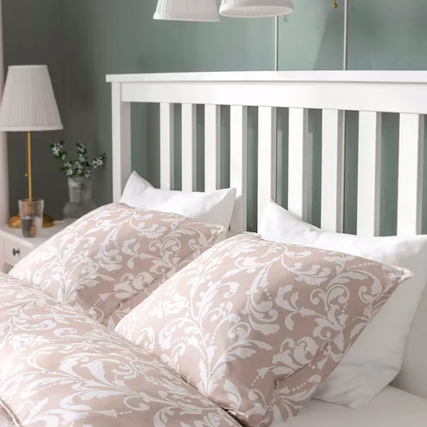 Кровать Ikea Hemnes/Lonset 160 x 200 см / Массив / Белый photo 6