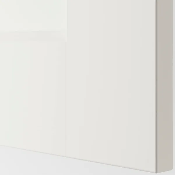 Шкаф Ikea Pax/Grimo 100 x 60см x 236.4 / ДСП / Белый photo 4