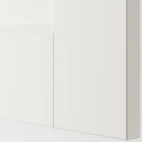 Шкаф Ikea Pax/Grimo 100 x 60см x 236.4 / ДСП / Белый photo 4