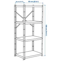 Etajeră Ikea Bror Black / Metal photo 6