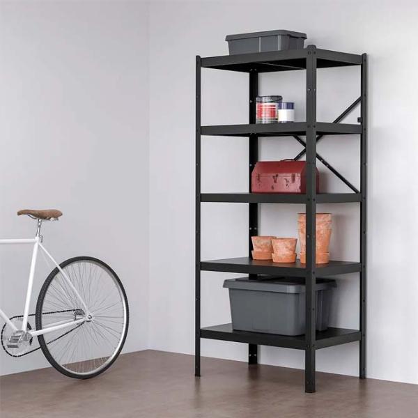 Etajeră Ikea Bror  Black / Metal photo 3 Etajeră Ikea Bror  Black / Metal photo 3