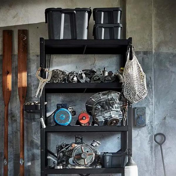 Etajeră Ikea Bror  Black / Metal photo 5 Etajeră Ikea Bror  Black / Metal photo 5