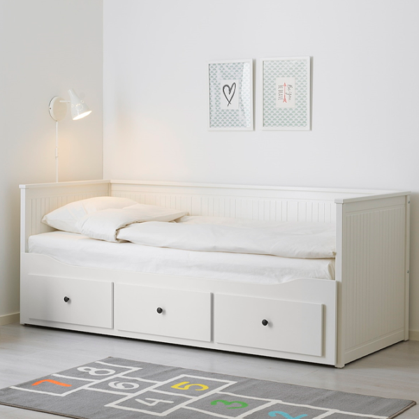 Кровать Ikea Hemnes Afjall 80 x 200 cm / Массив / Белый photo 3
