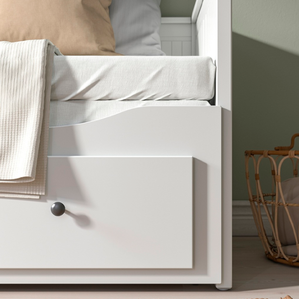 Кровать Ikea Hemnes Afjall 80 x 200 cm / Массив / Белый photo 4