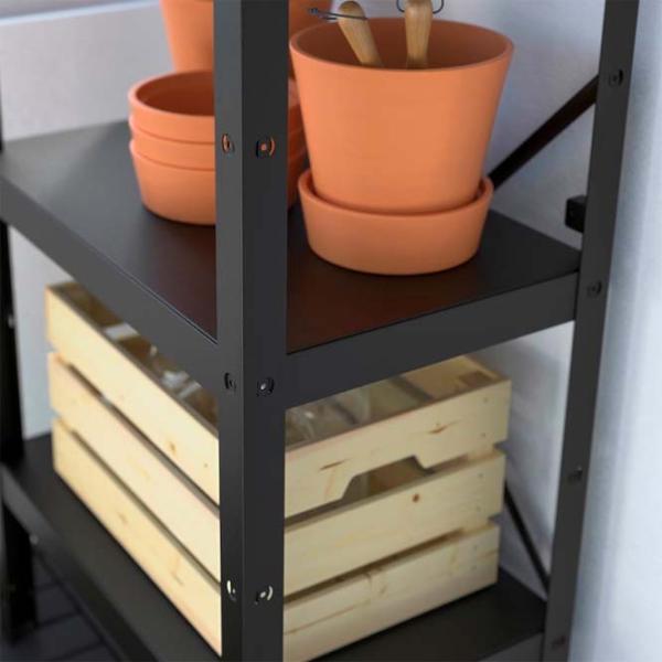 Etajeră Ikea Bror  Black / Metal photo 5