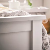 Кровать Ikea Hemnes 90 x 200 см / Массив / Белый photo 3