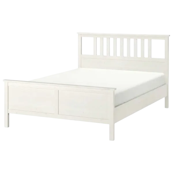 Кровать Ikea Hemnes 160 x 200 см / Массив / Белый photo 1 Кровать Ikea Hemnes 160 x 200 см / Массив / Белый photo 1