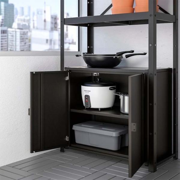 Etajeră Ikea Bror  Black / Metal photo 2 Etajeră Ikea Bror  Black / Metal photo 2