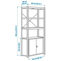Стеллаж Ikea Bror Черный / Металл photo 6