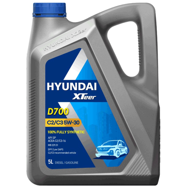Ulei de motor Hyundai D700 5W-30 5l sintetic photo 1