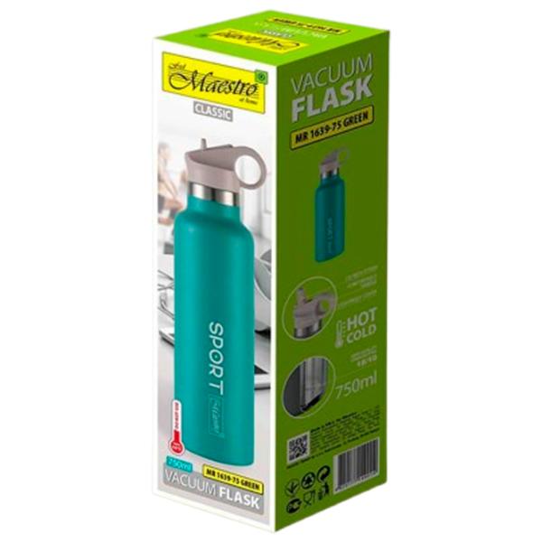 Термос Maestro Sport Mr-1639-75 Зеленый 0.75л photo 5 Термос Maestro Sport Mr-1639-75 Зеленый 0.75л photo 5