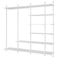 Стеллаж Ikea Elvarli Белый / МДФ