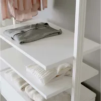 Стеллаж Ikea Elvarli Белый / МДФ photo 5